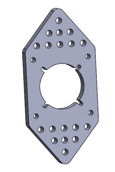 Picture of Gear Rack Motor Mount Plate