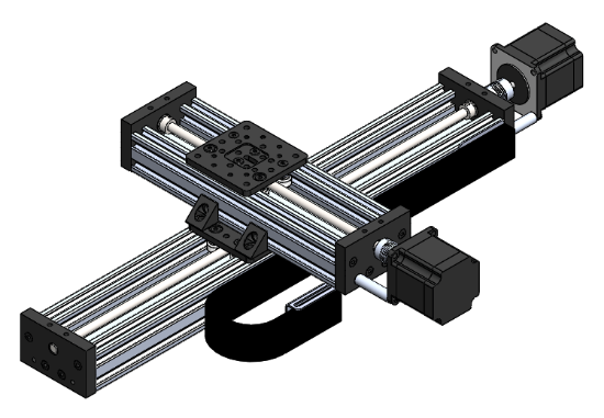 Picture of Gantry System XY-Single Rail 500x250mm