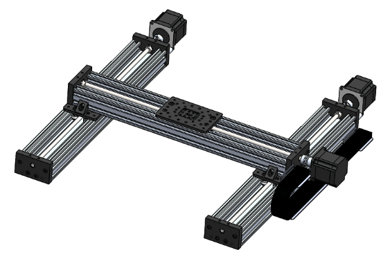 Picture of Gantry System XY-Double Rails 500x500mm