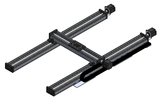 Picture of Gantry System XY-Double Rails 1000x500mm