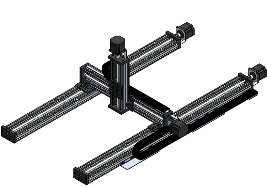Picture of Gantry Robot XYZ-Double Rails 1000x500x250mm