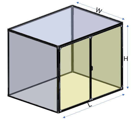 Picture of Enclosure Kit LxWxH-Custom Size