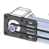 Picture of Motor Mount Plate NEMA 23 Stepper Motor