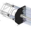 Picture of Threaded Rod Plate For NEMA 23 Motor