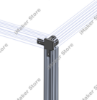 Picture of Corner Bracket- 3 Way Hidden for Aluminum Rails 20 Series