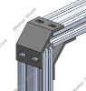 Picture of Inside Outside Corner Bracket 40mm