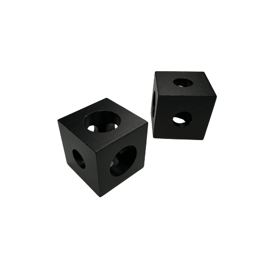 Picture of Three Way Cube Corner Connector for Aluminum Rails