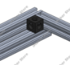 Picture of Three Way Cube Corner Connector for Aluminum Rails