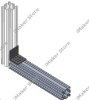 Picture of 40×40 L Plate Connector/Bracket