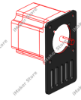 Picture of Motor Mount Plate NEMA 23 Stepper Motor