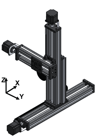 Picture of Gantry System XYZ Customizable-Single Rails (Model B)