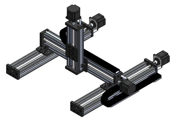 Picture of Gantry Robot System XYZ Customizable-Double Rails