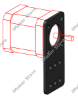 Picture of Motor Mount Plate NEMA 17