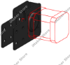 Picture of Linear Actuator End Mount Plate NEMA 17
